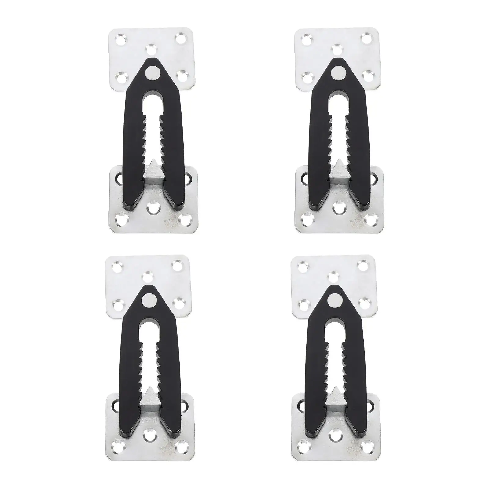 4 Pcs Sofa Fixer Adjustable Sectional Brackets Furniture Connectors Sturdy Steel Couch Joint Snap Sofa Accessories