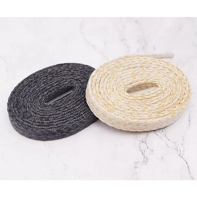 Coolstring 8MM Hemp Weaving Tape Black Beige Light Luxury Decoration Manual Flat Lacet Newspapers&Magazines Bundled Firmly Bulk