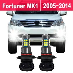 2X Car LED Fog Light Bulb For Toyota Fortuner MK1 2005 2006 2007 2008 2009 2010 2011 2012 2013 2014 Accessories Automotive