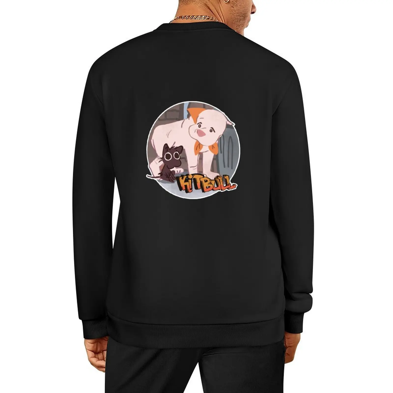 

Kitbull Pullover fashion men mens clothing autumn men's sweat-shirt set anime sweatshirt