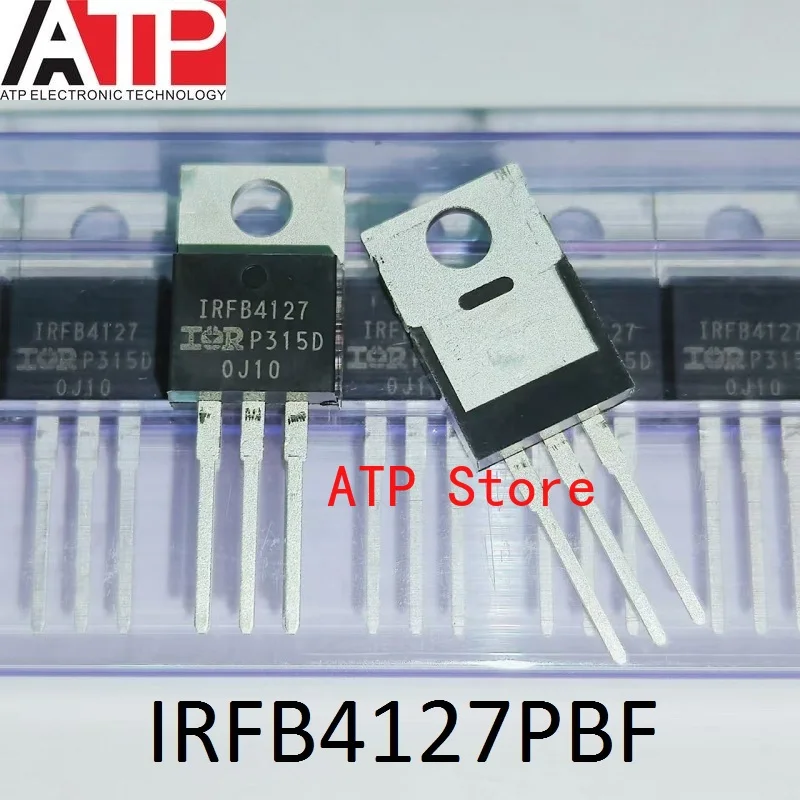 10pcs/lot 100% New Imported Original IRFB4127PBF IRFB4127 TO-220 Field Effect Transistors MOSFET Tube N-Channel 200V 76A