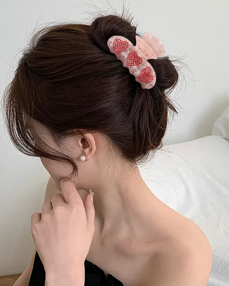 

Модная супер фея с бриллиантами и заколкой для волос с бриллиантами, акриловые аксессуары для волос, простая заколка для волос в виде диска для девочек