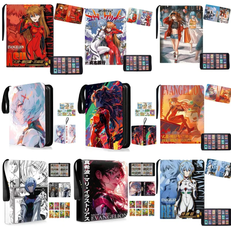 Genesi Evangelion Card Book EVA 900pcs Large Capacity zippe Card Book Storage Album Color Paper Collection cortex Card r Book