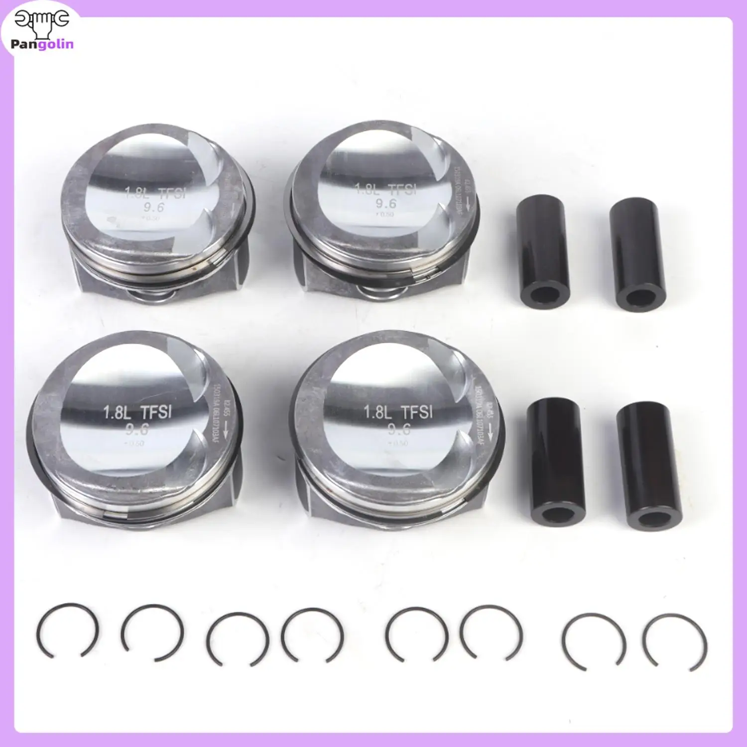 

4pcs EA888 Engine Piston Set 23mm+0.5mm Oversize For Audi A3 A4 A5 VW Passat Jetta Tiguan GTI CPRA CXBA 1.8T 06H107065DF Parts