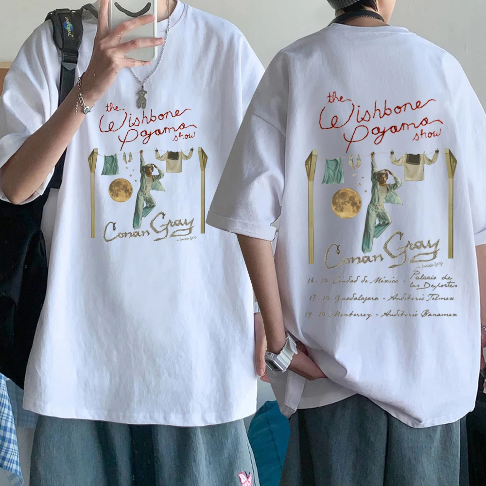 

Conan Gray Announces The Wishbone Pajama Show Tour T-shirt Harajuku O-neck Casual Shirt Gift