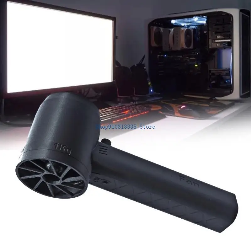Hand Jet Fan +64mm Brushless Motor Violent Fan Powerful Blower 400W TypeC QC3.0