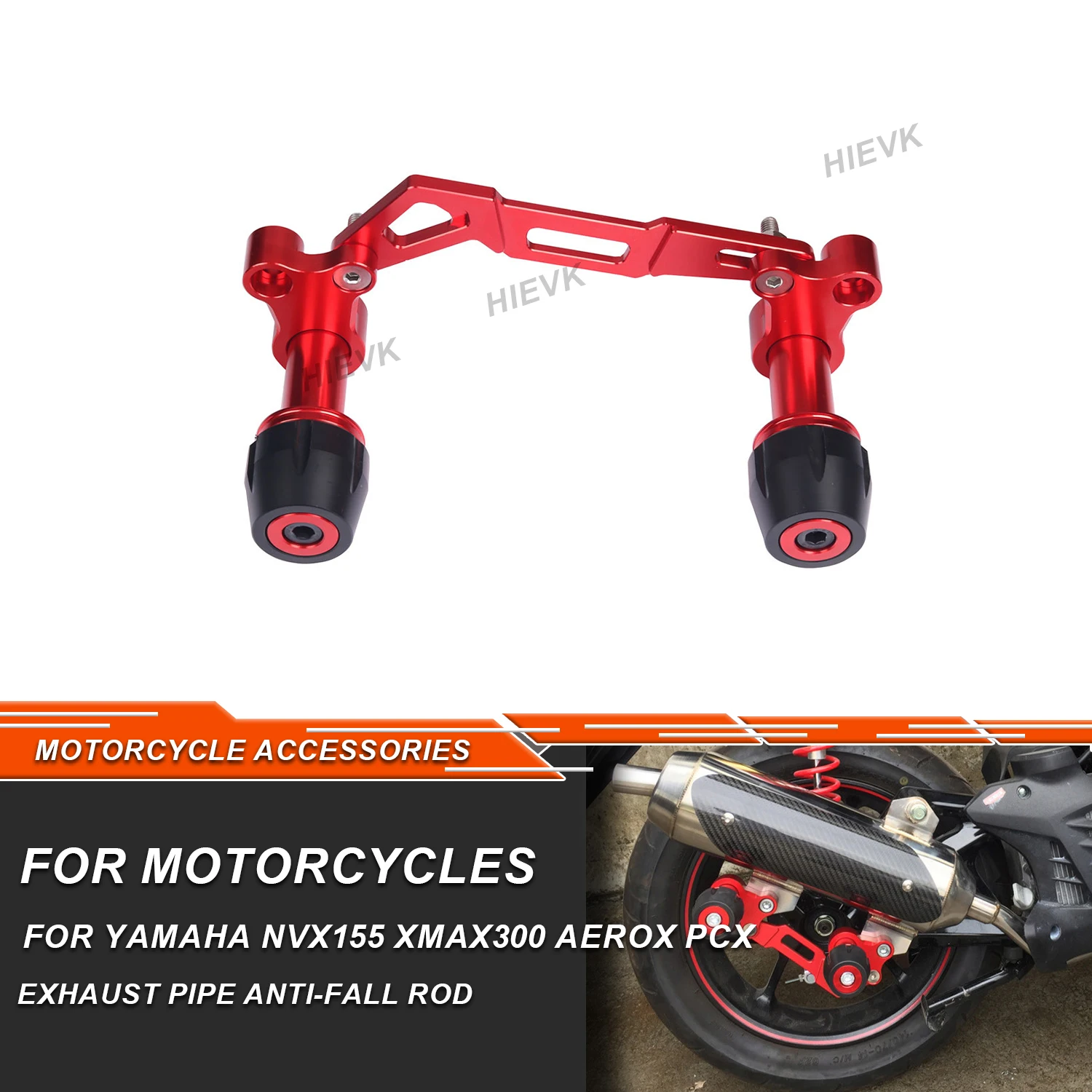 

2024 For Honda Forza 350 Forza350 2021 2022 2023 Motorcycle Accessories Exhaust Muffler Falling Protector Sliders Crash Pad Part