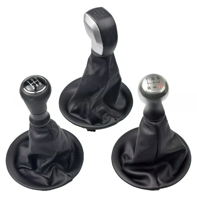 TRD For Citroen Berlingo II Peugeot Partner 2008-on Manual 5 Speed Gear Shift Knob Gaiter Boot Cover Shifter Lever Handle Stick