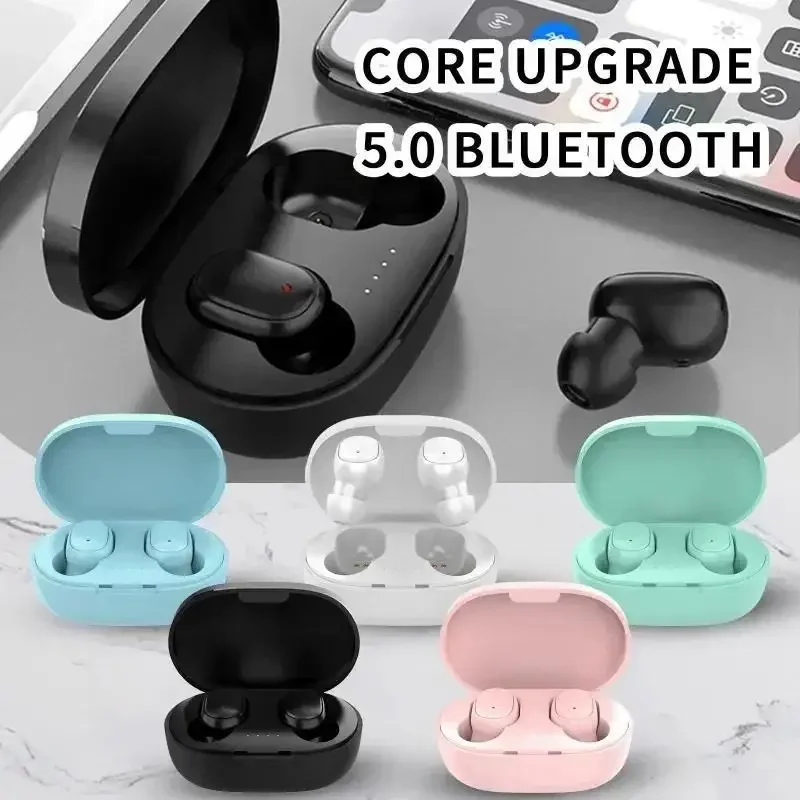 Original A6S TWS Wireless Headphones Bluetooth Earphone Sport Earbuds HIFI Headset With Mic For Xiaomi Samsung Huawei