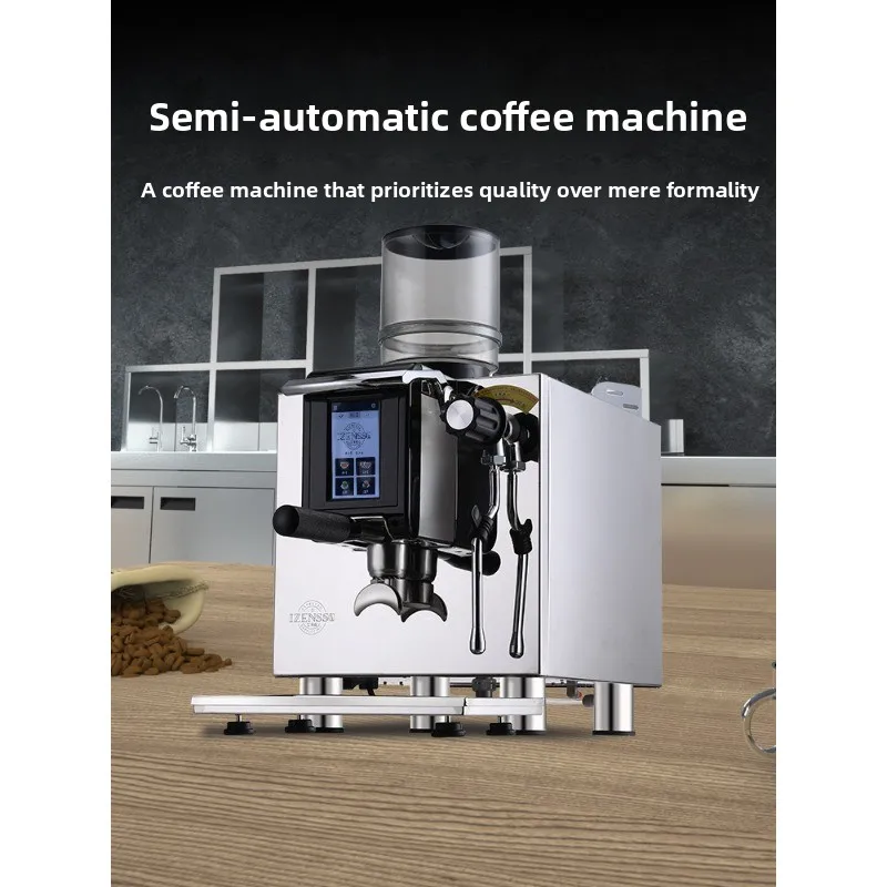 Commercial Italian semi-automatic automatic small milk tea coffee shop grinding machine