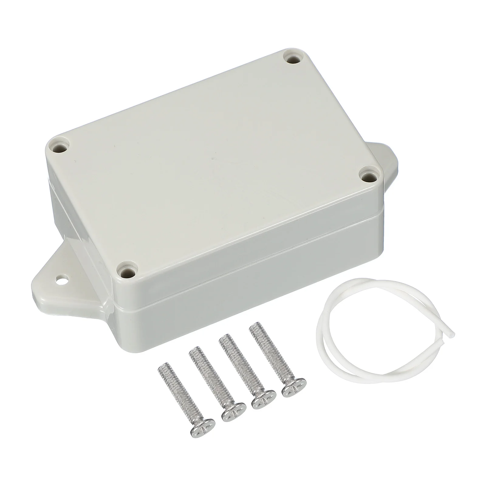ABS Plastic Junction Box Electrical Enclosure Boxes Waterproof Outlet Plug Cover Cord Protector with Mounting Plate Project Box