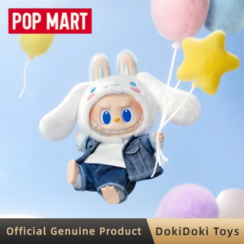 

POPMART The Monsters Sanrio Characters Vinyl Plush Pendant Blind Box Hellokitty Pompompurin Figure Cute Bag Charm Toys Gift
