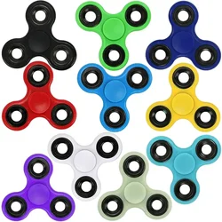 ABS Fidget Spinner EDC Spinner Otizm DEHB Anti Stres Tri-Spinner Yüksek Kaliteli Yetişkin Çocuklar Komik Oyuncaklar