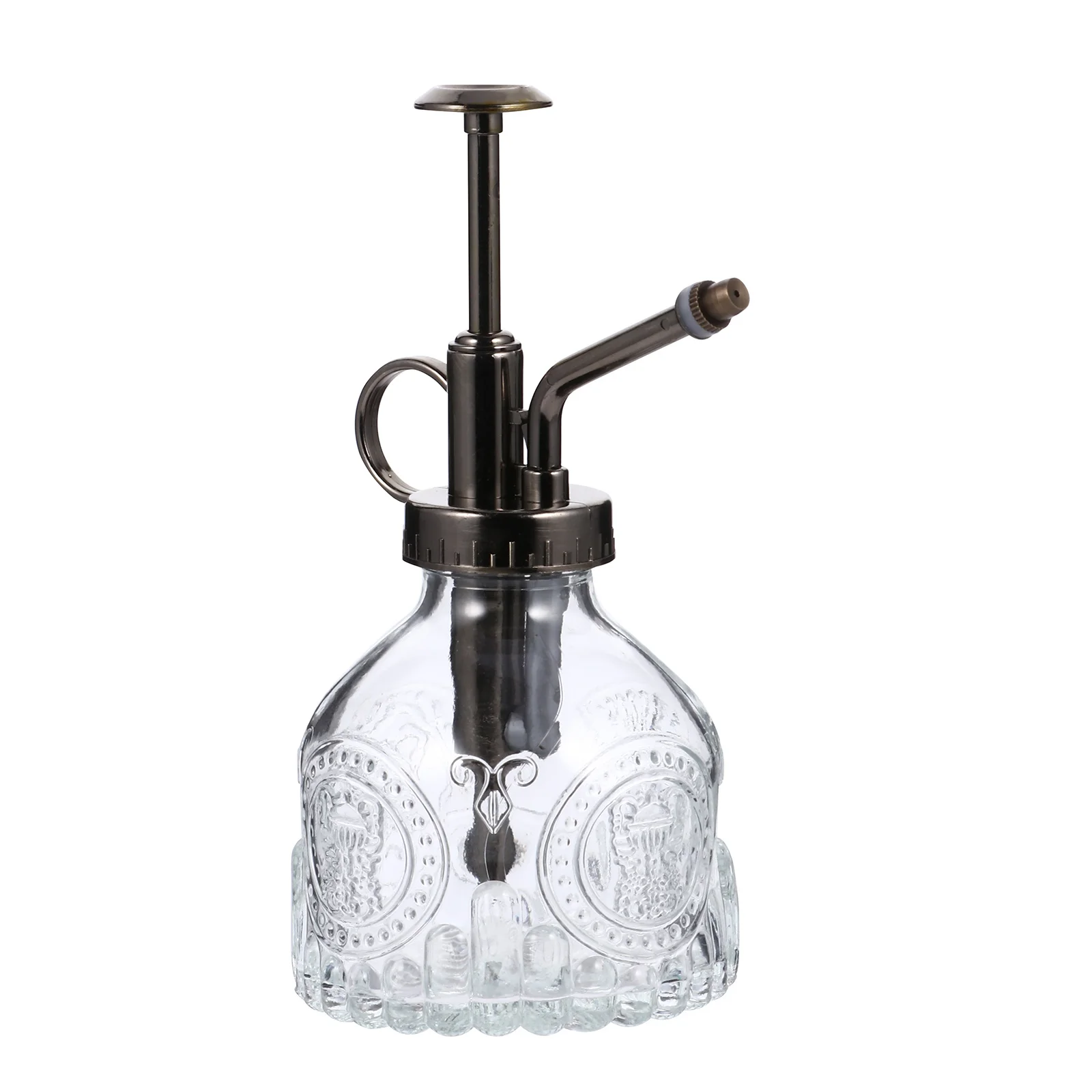 

Vintage Embossed Glass Watering Can Spray Bottle for Indoor Outdoor Plants Bonsai Succulents Precise Stream Plants Spray