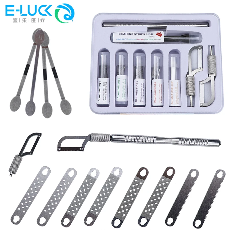 Dental Polishing Set Orthodontic Interproximal Enamel Reduction Automatic Strip Interproximal Enamel Reduction Handle IPR