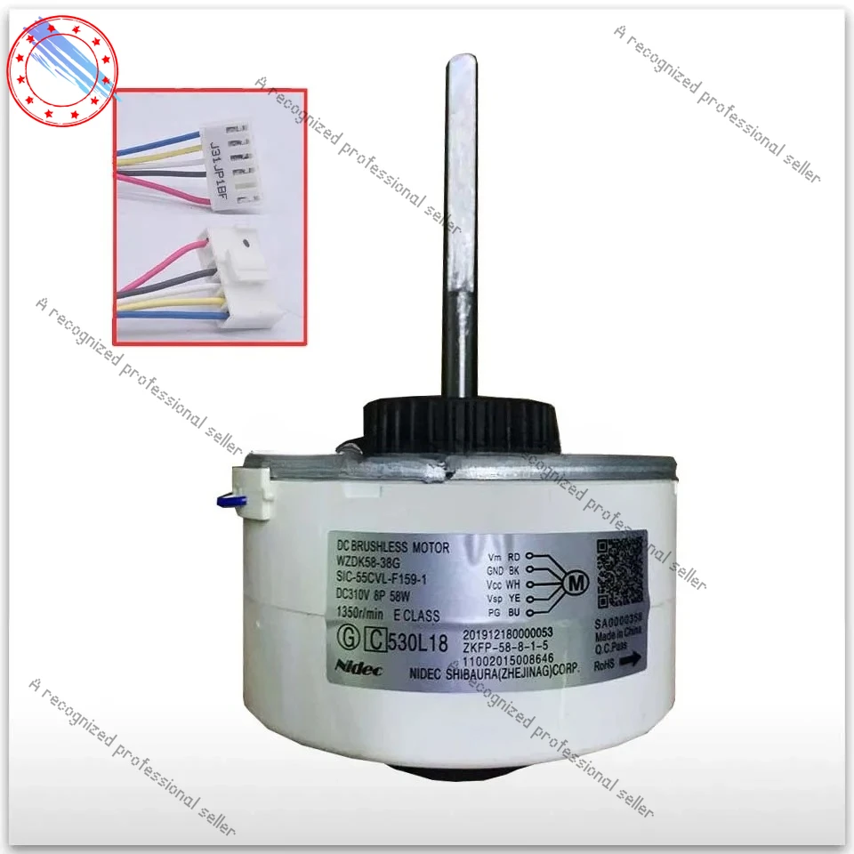 

Новинка для двигателя кондиционера WZDK58-38G SIC-55CVL-F159-1, двигатель вентилятора, хорошая работа