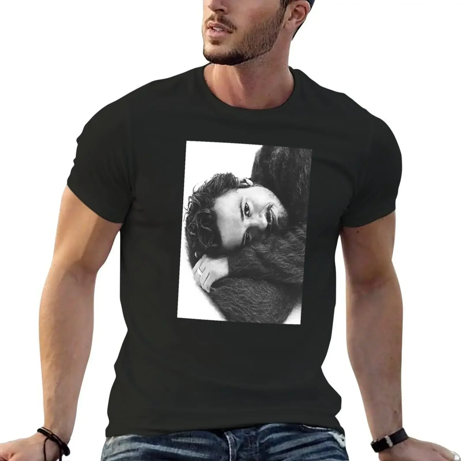 Joseph Quinn Photo T-Shirt sweat vintage clothes customs big and tall t shirts for men