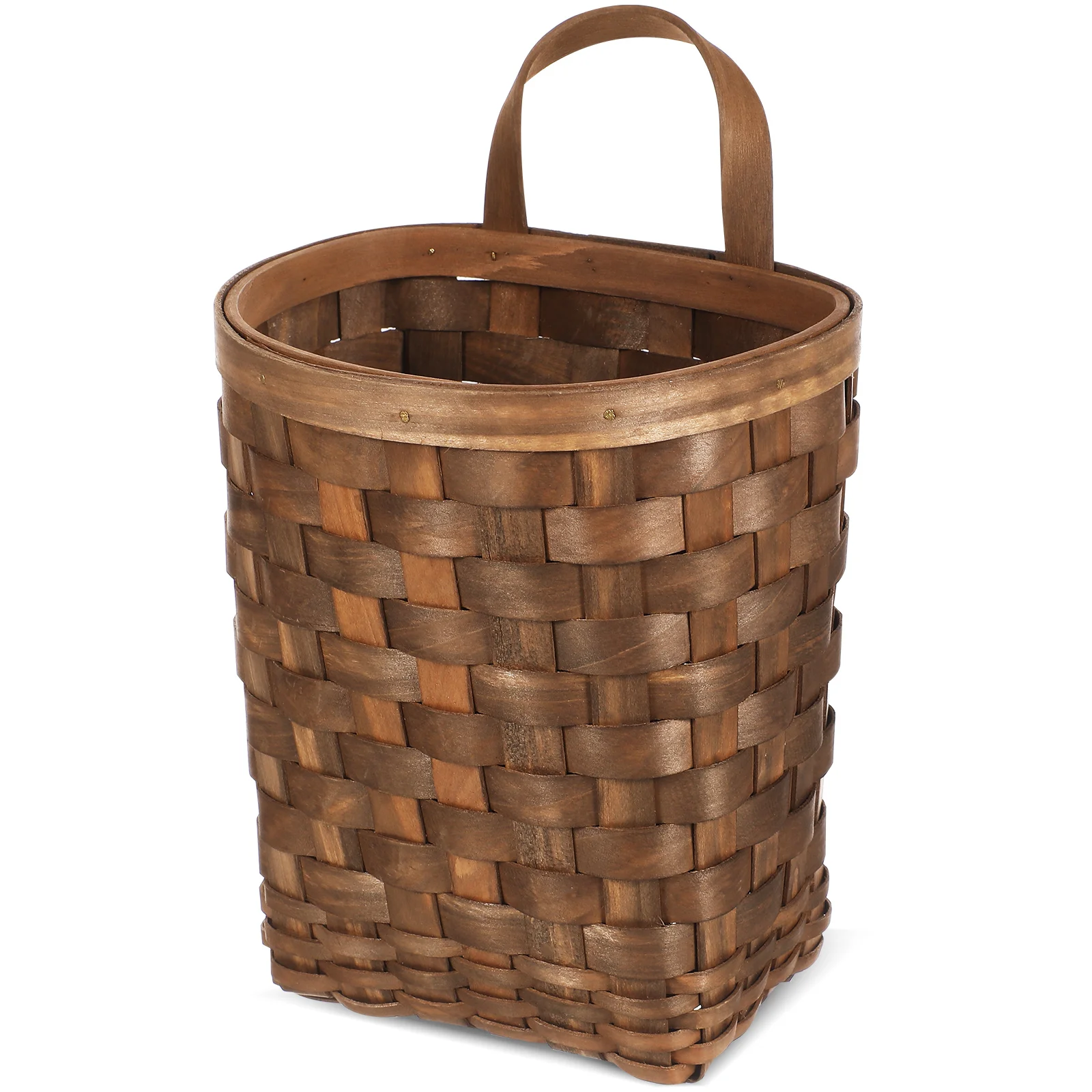 

Woven Hanging Basket Wall Storage Farmhouse Decor Fruit Vegetable Holder Kitchen Organizer Wall Hanging Basket