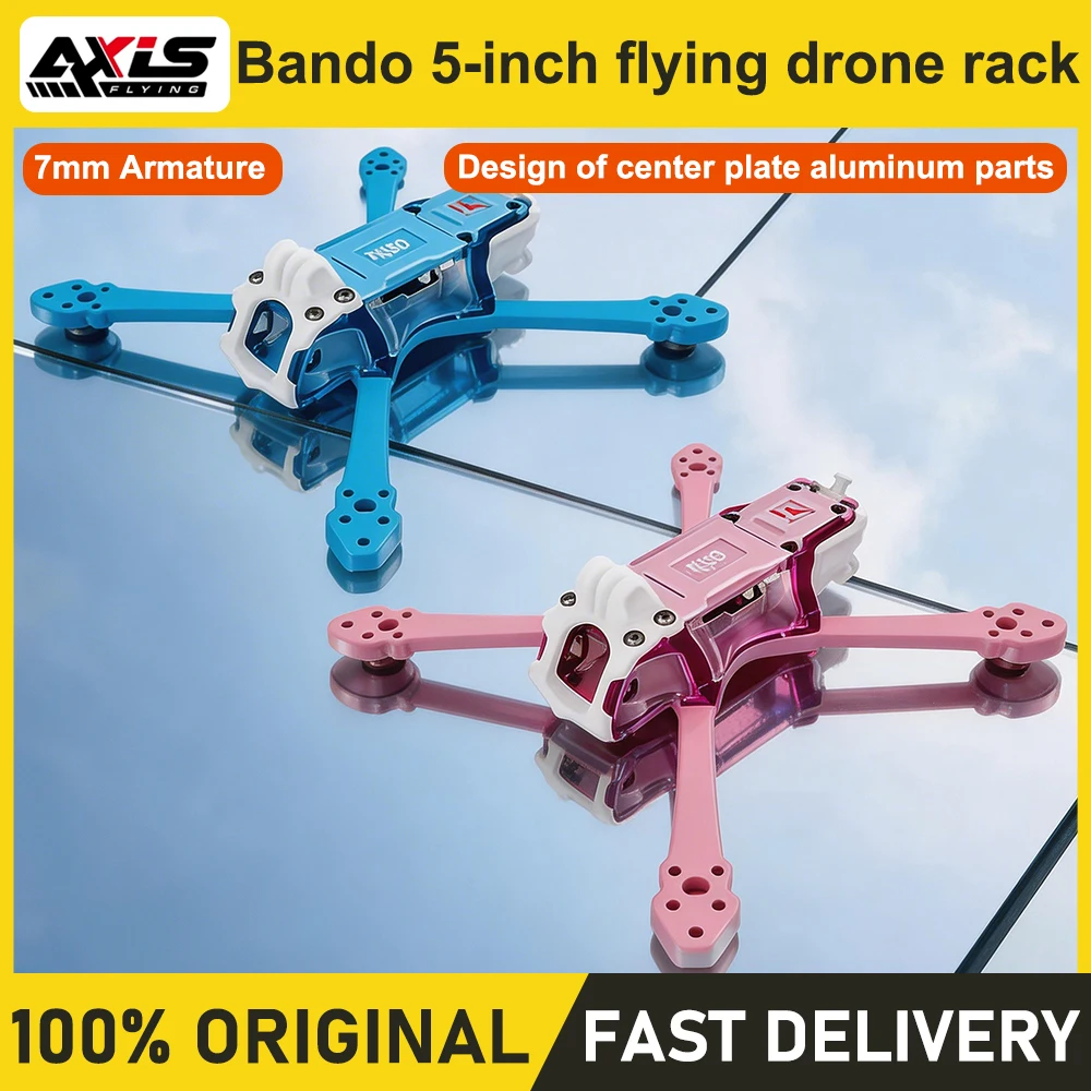 Axisflying Bando 5 5 Inch FPV Drone Frame Kit, True X Design for Freestyle Racing & Cinematic Shooting, High Strength Lightweigh - image 1 of 6