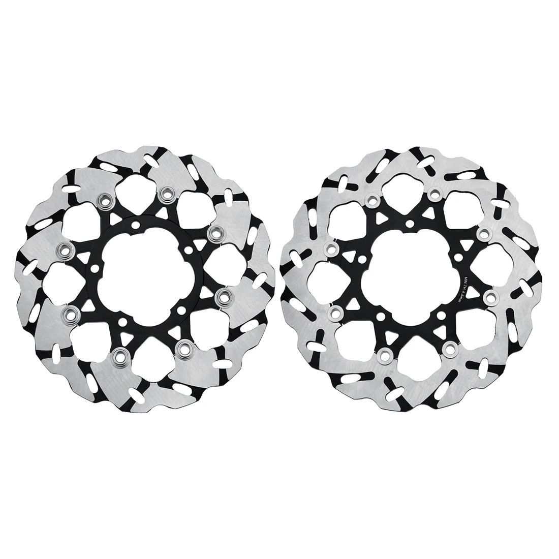 

STLFMotorcycle Front Brake Rotors Discs for SUZUKIs GSX-R600 GSX-R750 2006-2007 GSX-R1000 2005-2008 VZR1800 M1800 2006-2015