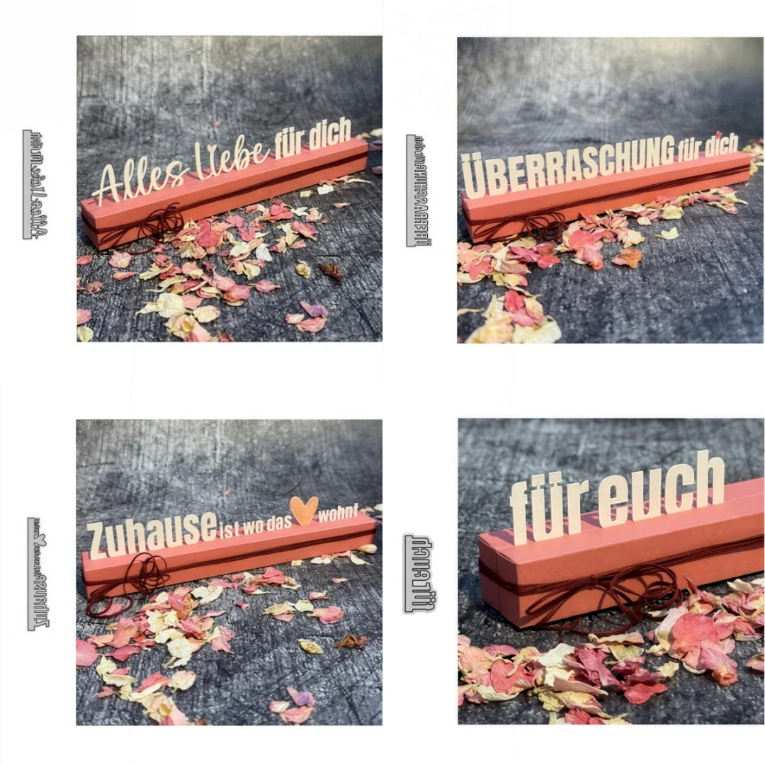Nueva fuente Zuhause Ist Wo Das Herz Wohnt troqueles de corte de Metal para bricolaje Scrapbooking fabricación de tarjetas plantillas decoración artesanal en relieve