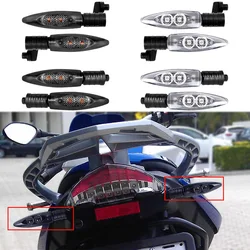 4Pcs Transparent Cover Yellow Light Continuous Light 2LED Motorcycle Turn Signals for BMW 2008-2012 BMW F 650 GS (TWIN)