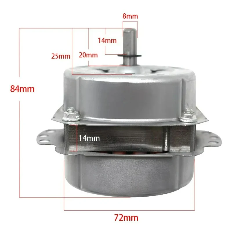 50w14 thick circular shaft tower fan motor, 5-wire three speed motor, electric fan motor, fan blade motor motor