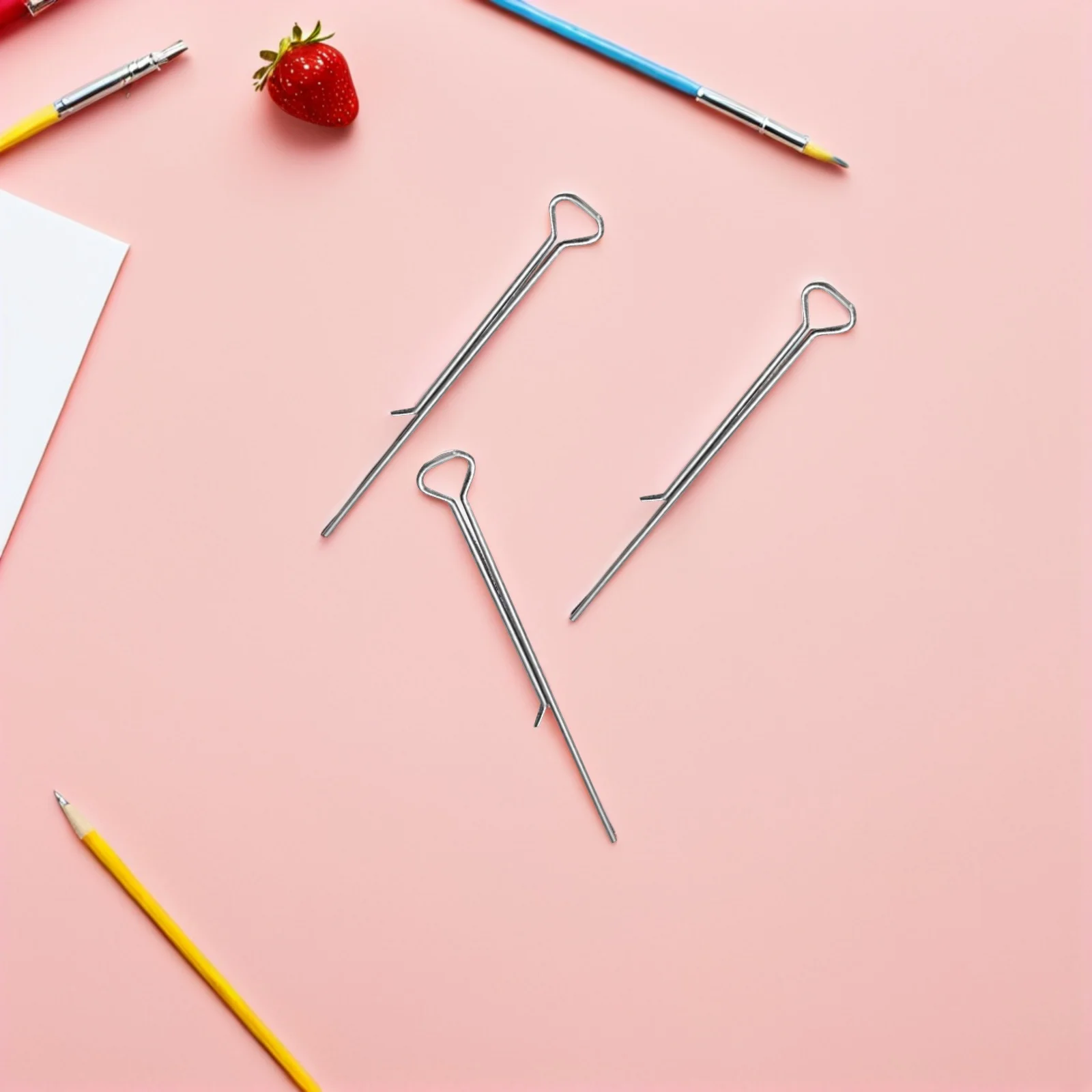 

12Pcs Core Wick Holder Versatile Metal Clip for All Types of Containers and Wax Crafts Wick Iron Clip