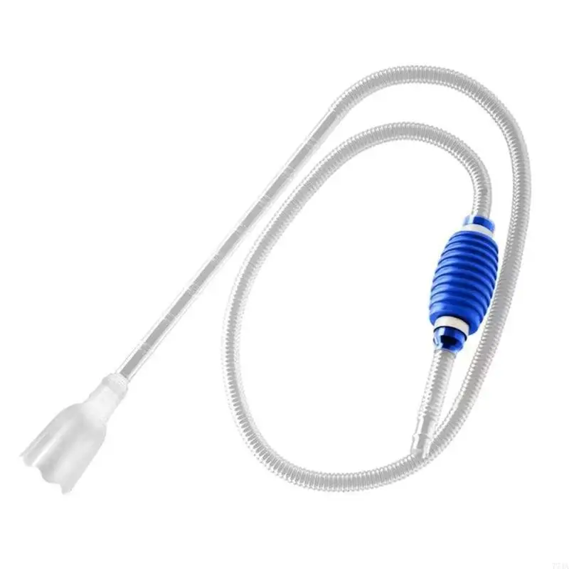 77JA Aquarium Siphon เครื่องดูดฝุ่นน้ำแลกเปลี่ยน Aquarium Siphon ถังทำความสะอาด Siphon ถังปลาห้องน้ำดูด
