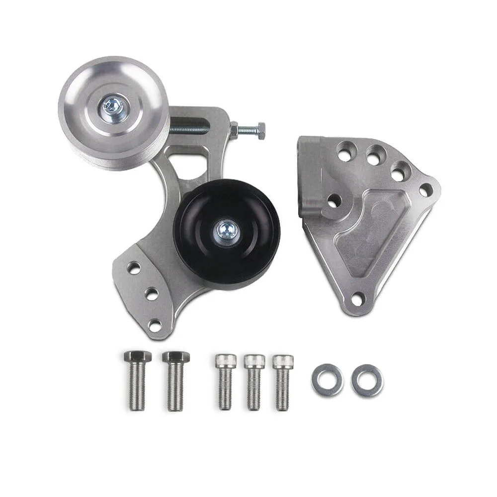 For Honda For Acura K Series Side DC2 EG EK Si For Civic CRV Engine Car Application New Aluminium Mount Pulley Kit K24 K24A2