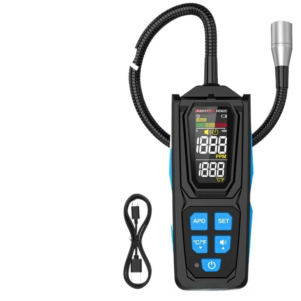 HD02C Refrigerant Leak Detector, Halogen Gas for Air Conditioner Freon & Coolant Leak Checking