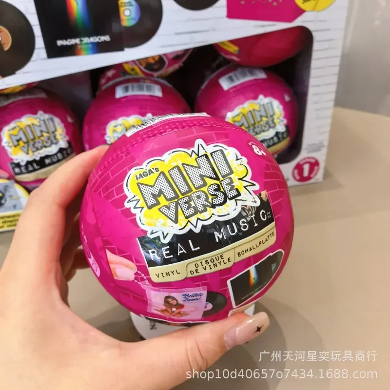 Mga Miniverse Real Music Vinyl Mini Playable Vinyl Records Series Blind Box Music Record Mystery Ball Collect Toy Decorations