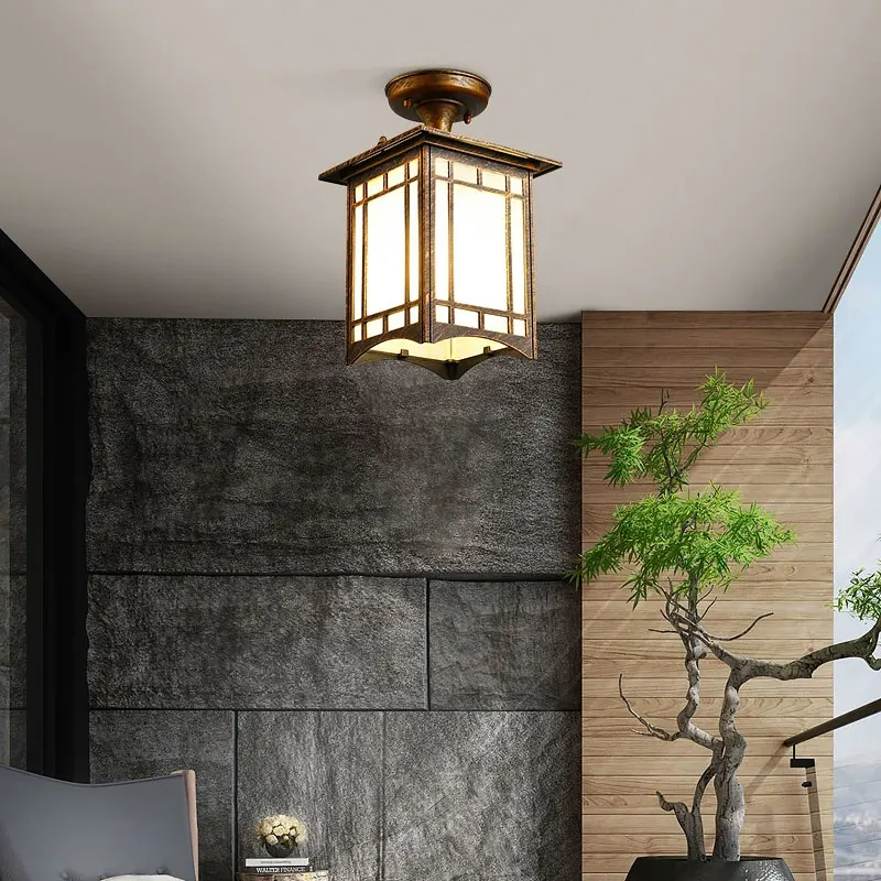 

Energy Efficient Outdoor Waterproof Ceiling Light for Courtyard Garden Balcony Corridor Pavilion Terrace - Lighting Solution