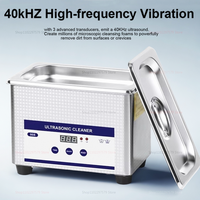 40kHz Ultrasonic Cleaner 0.8L Ultra Sonic Cleaner with Timer Ultrasonic Jewelry Rust Removal Cleaner Ultrasonic Cleaning Machine
