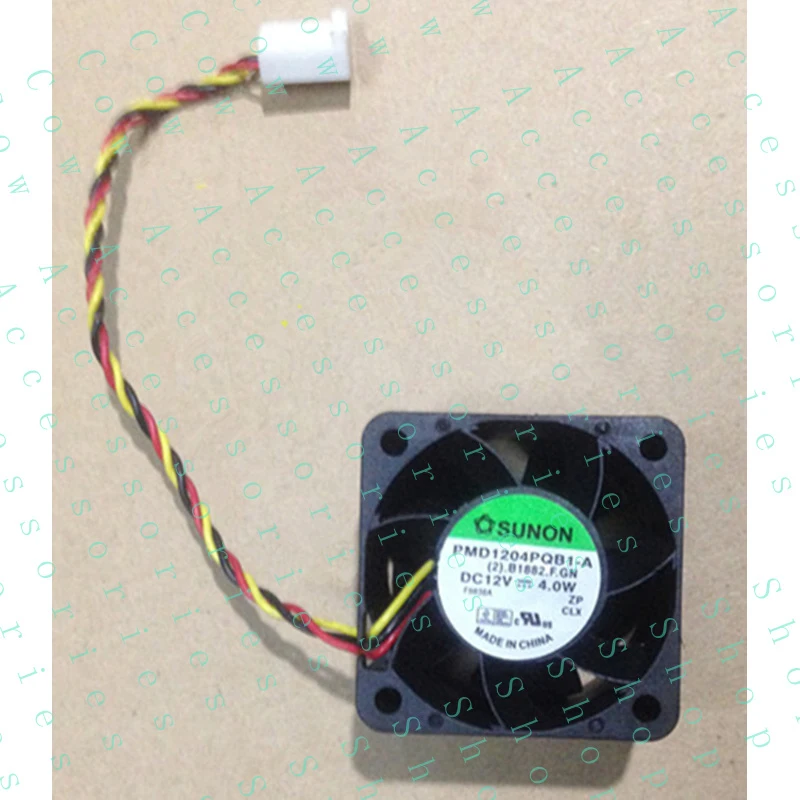 PP+ FOR Sunon PMD1204PQB1-A  DC12V 4W 40x40x28mm 3 Pin  Case/CPU Cooling Fan