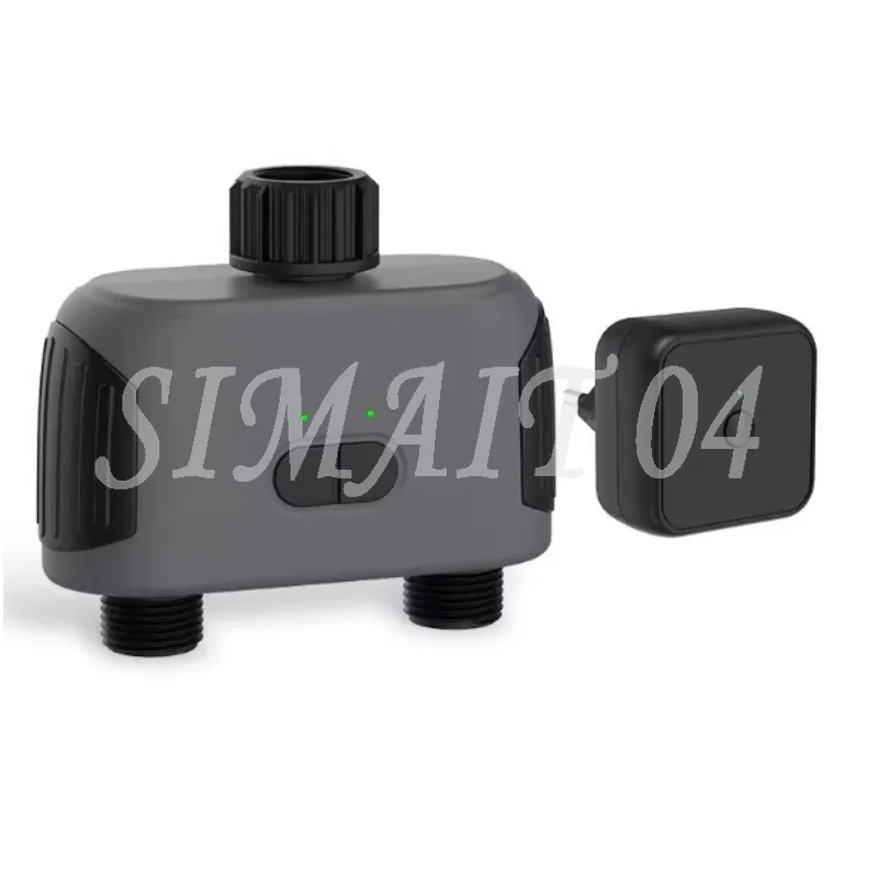 

Двупортовый интеллектуальный таймер полива шланга Tuya с концентратором Wi-Fi, совместимый с Alexa, Smart Life