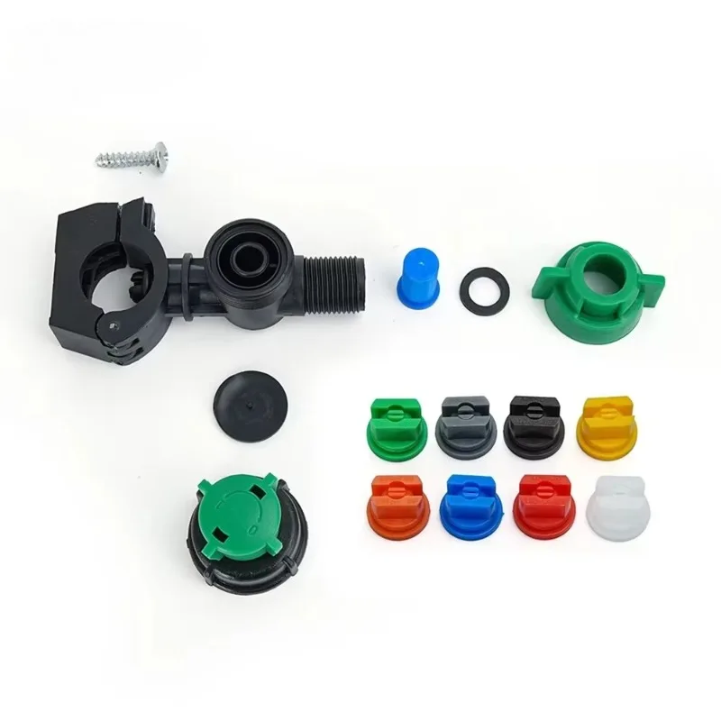 Premium 105A-3 Three-Way Agricultural Spray Nozzle Modular Snap-On Flat Fan Tip Farm Boom Accessory Crop Disease Control