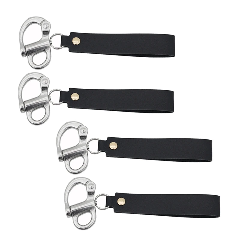 

Quick Release Snap Shackle With Handle 316 Stainless Steel Mask Quick Release Clip Swivel Shackle