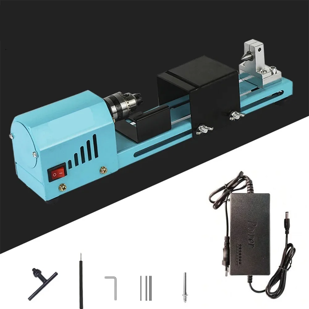 Mini Lathe Beads Machine 150W Miniature Buddha Pearl Lathe DIY Woodworking Buddha Pearl Lathe Machine Drill Rotary Tool