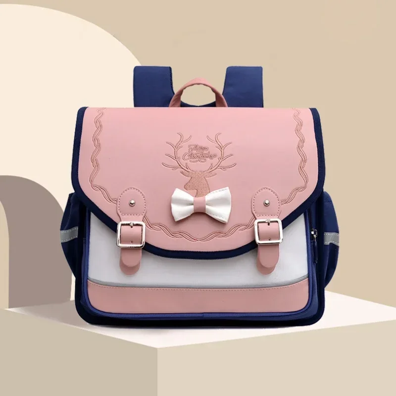 Zaino ortopedico per ragazze zaino impermeabile carino per borsa per libri a vibrazione per adolescenti studente grado 1-3 Mochilas Infantil School Bags