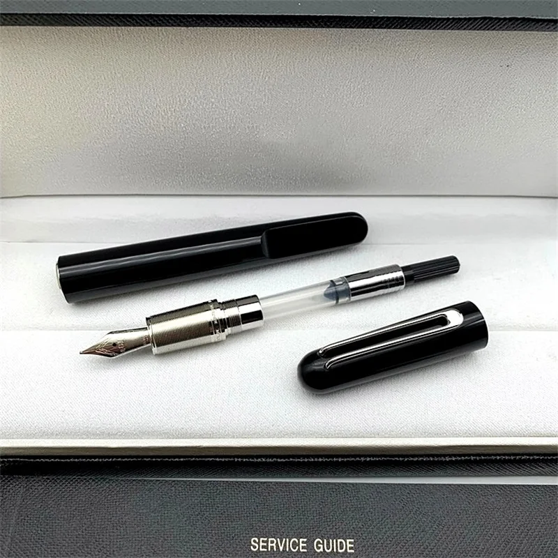 Luxury M Series Magnetic Close Cap Fountain Pen MB Black Resin And Classic 4810 Nib Office School Writing Ink Pens High Quality