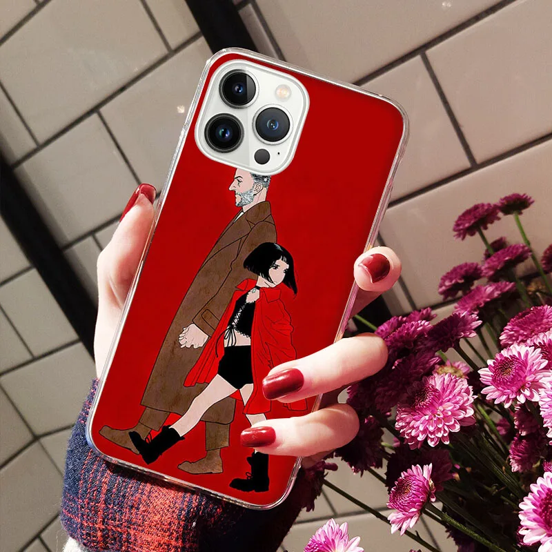 Leon Matilda Natalie Portman Movie Phone Case For iphone 16 15 14 Pro Max 16 15 14 13 12 Pro 15Plus iphone 11