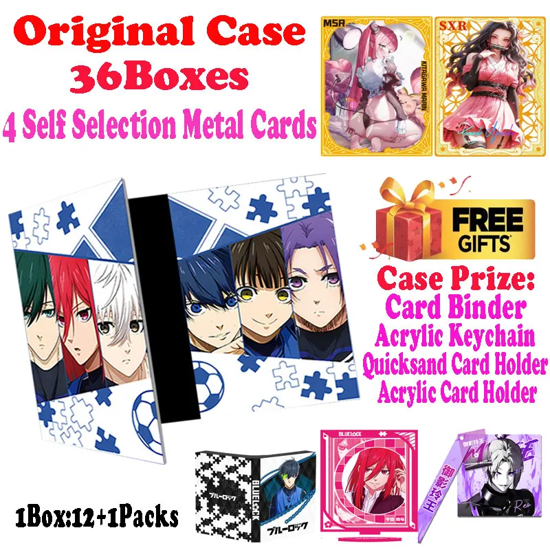 

2024 Newest Wholesale Blue Lock Collection Card Yisagi Yoichi Booster Box ACG CCG TCG High Quality Hit Chrismas Hobby Gift