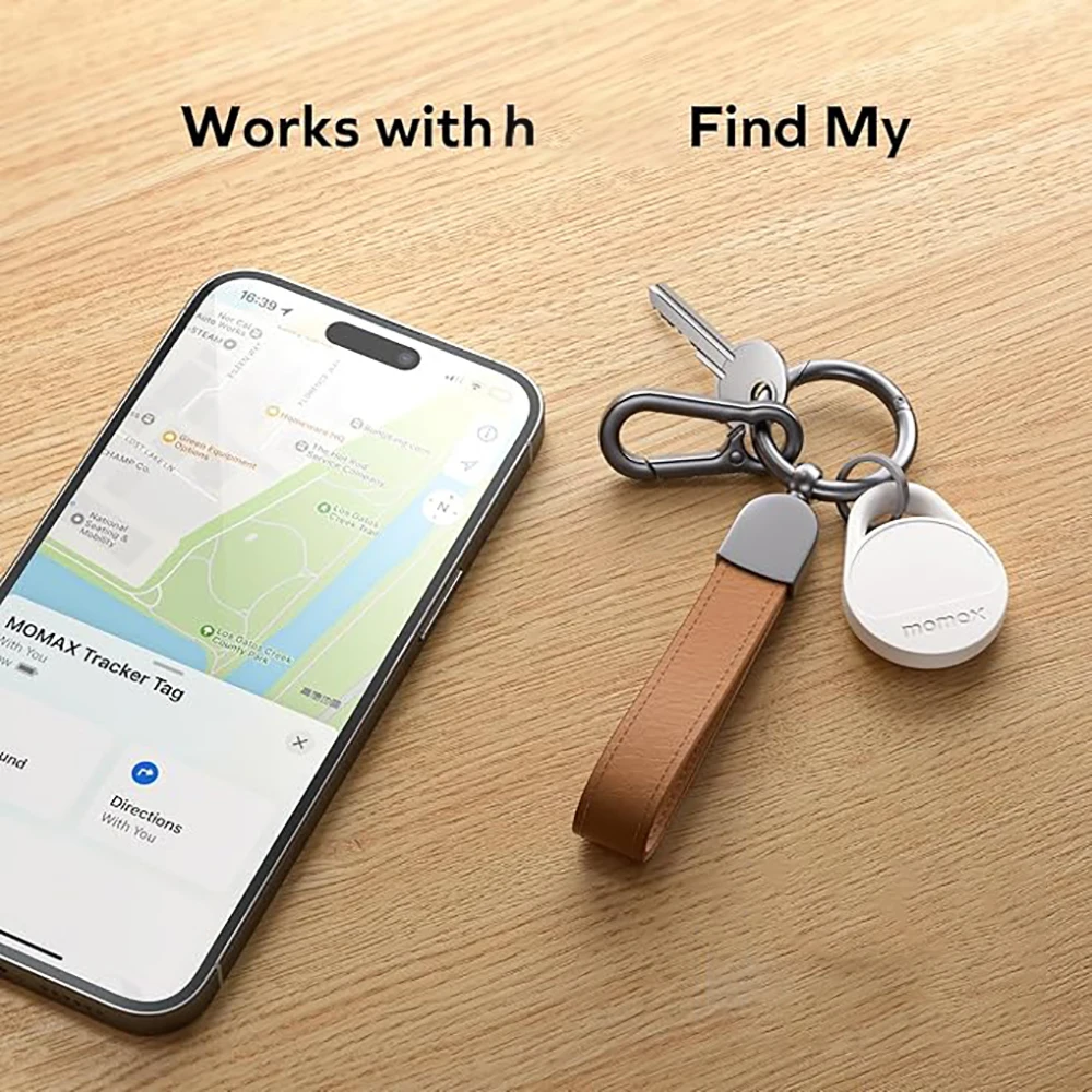 MOMAX AirTag Location Tracker Anti-loss device for global precise location tracking Compatible