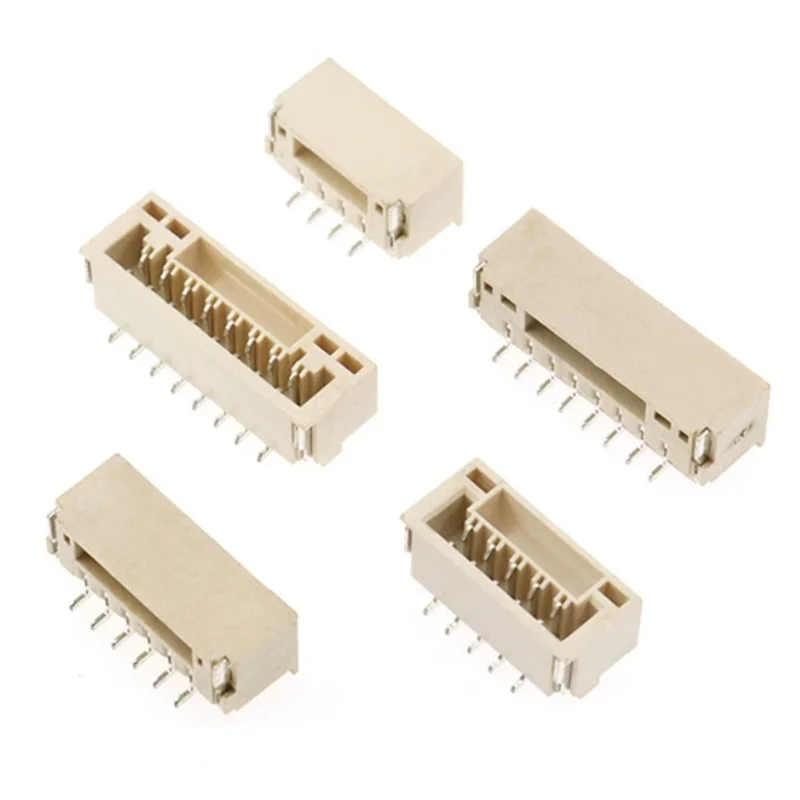 20-50 шт. GH1.25 мм фиксируемый SMD-коннектор горизонтальный/вертикальный 2P 3P 4P 5P 6P 8P SMT с шагом 1.25 мм и фиксирующей защелкой