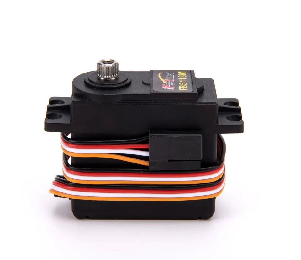 

FEETECH FB5118M 7,4 В 17 кг Робот-сервопривод с 4-контактным проводом и позиционным сердечником обратной связи для рукоятки робота для использования в самолете и лодке