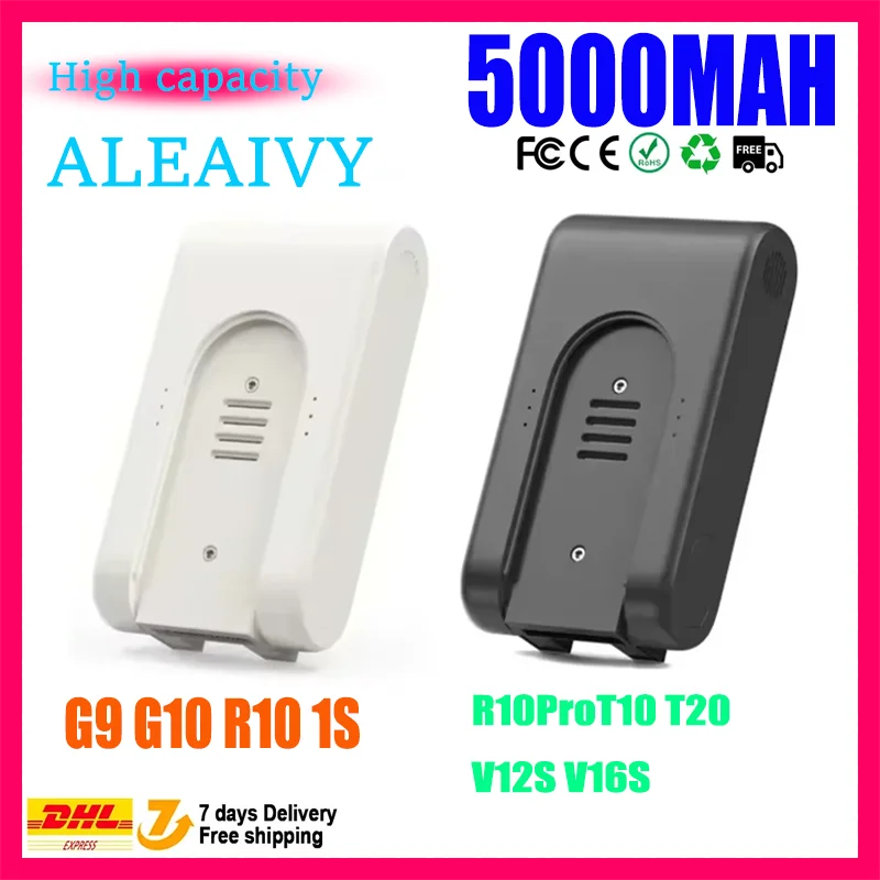 5000mAh Replacement Battery for Xiaomi Dreame G9 G10 R10 R10Pro T10 T20 V12S Cordless Vacuum Cleaner Rechargeable Li-ion Battery