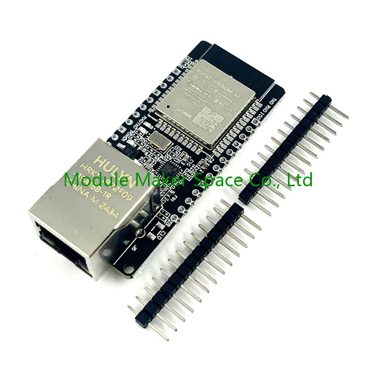 1 قطعة WT32-ETH01 جزءا لا يتجزأ من المنفذ التسلسلي الشبكات BT-متوافق إيثرنت واي فاي كومبو بوابة MCU ESP32 وحدة لاسلكية WT32 ETH01