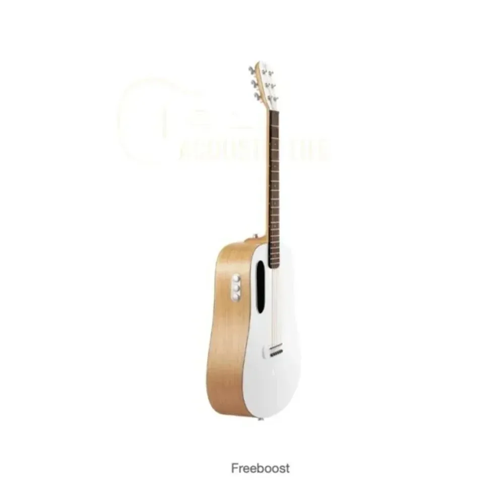 BLUE LAVA FreeBoost Smart Guitar 36 Inch Travel Acoustic Guitar with Tuner Recording and Beat Functions Beginner Guitar