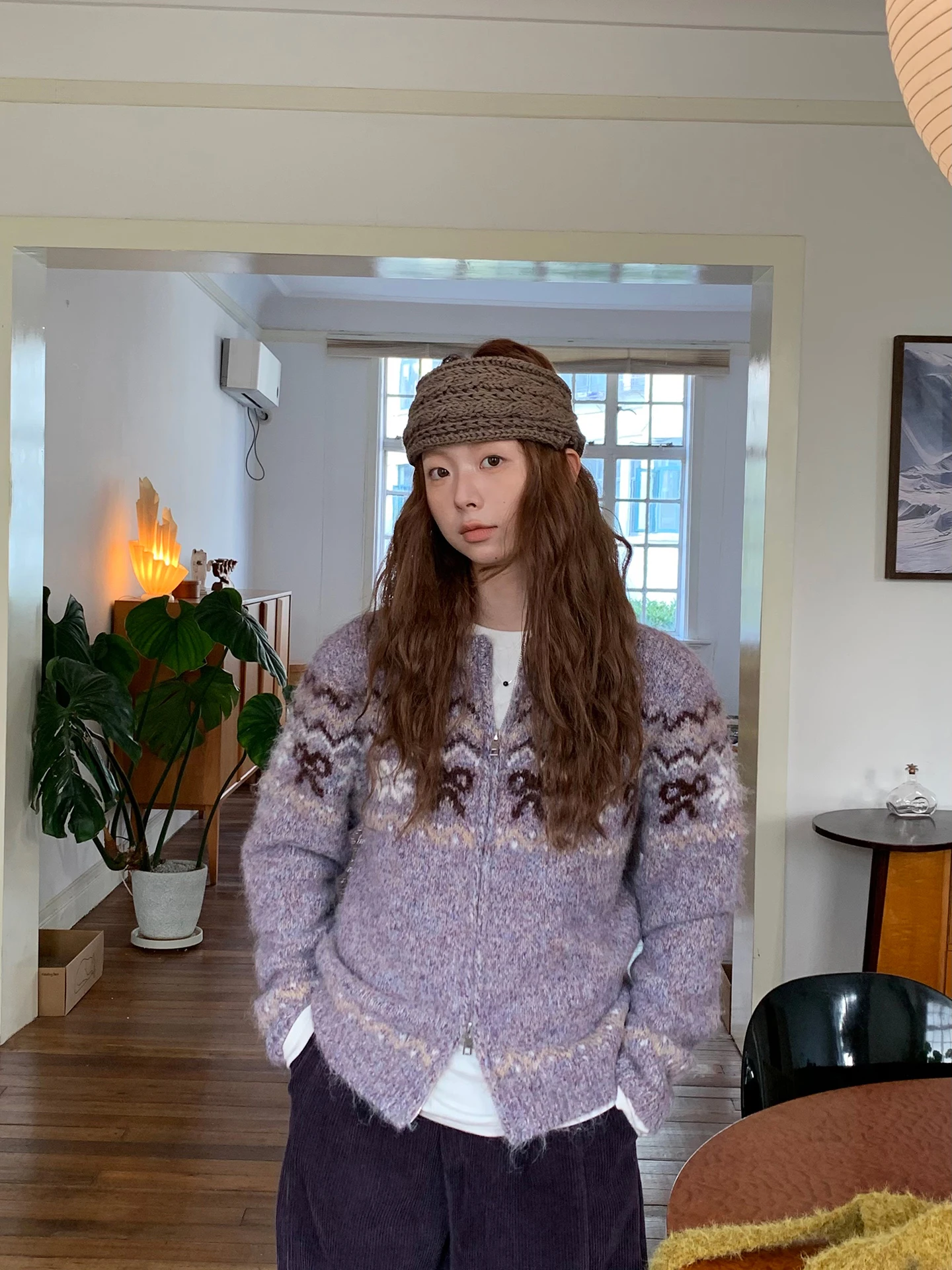 

Уникальный вязаный открытый кардиган женский Sle Red Celebri Gallery 2025 Новая осенне-зимняя верхняя одежда Faion Красивый пот...